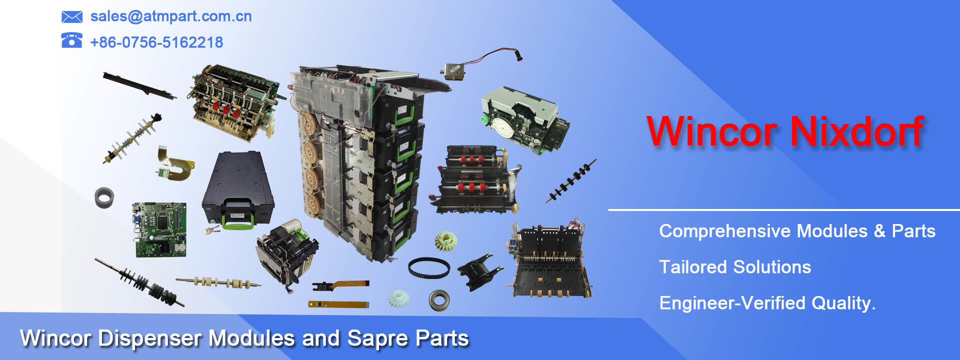 Kwaliteit Diebold Nixdorf ATM-onderdelen fabriek