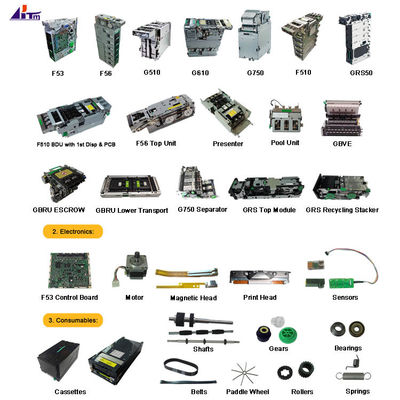 Fujitsu F53 F56 F510 GRS50 G510 G610 G750 Dispenser Modules ATM Reserveonderdelen