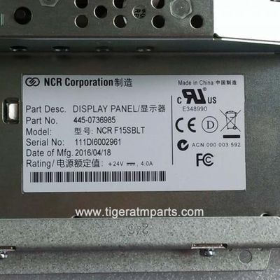 445-0736985 NCR 66XX 15 inch LCD-scherm ATM-machineonderdelen