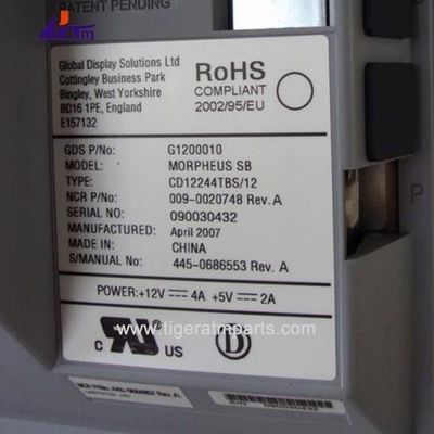 ATM-machineonderdelen NCR 58XX 12,1 inch LCD-display 445-0686553 009-0020748