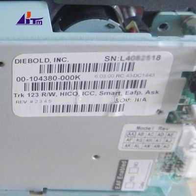 Automatische geldautomaatonderdelen Diebold kaartlezer TRK 123 R/W HICO ICC Smart 00104380000K