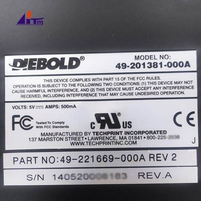 ATM-reservedelen Diebold Opteva USB onderhoudstoetsenbord 49221669000A
