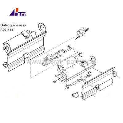 A001458 NMD50 Buitengids Assy Glory Delarue NMD 050 ATM